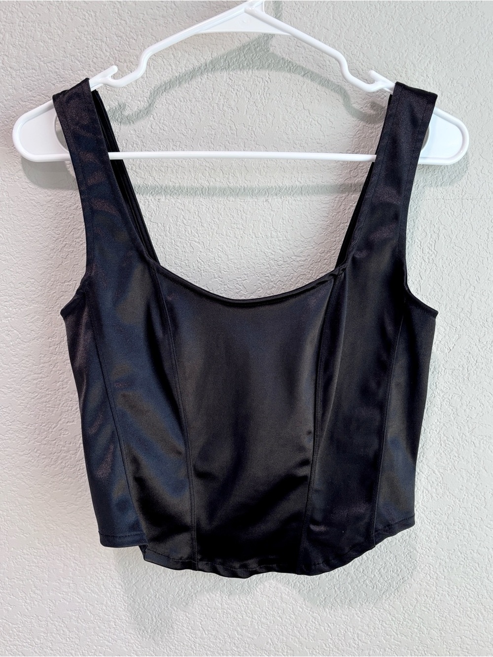 H&M Divided Bustier Crop Top Black Women’s Size Medium